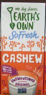 Cashew - Original No-Sweet (Earth's Own)